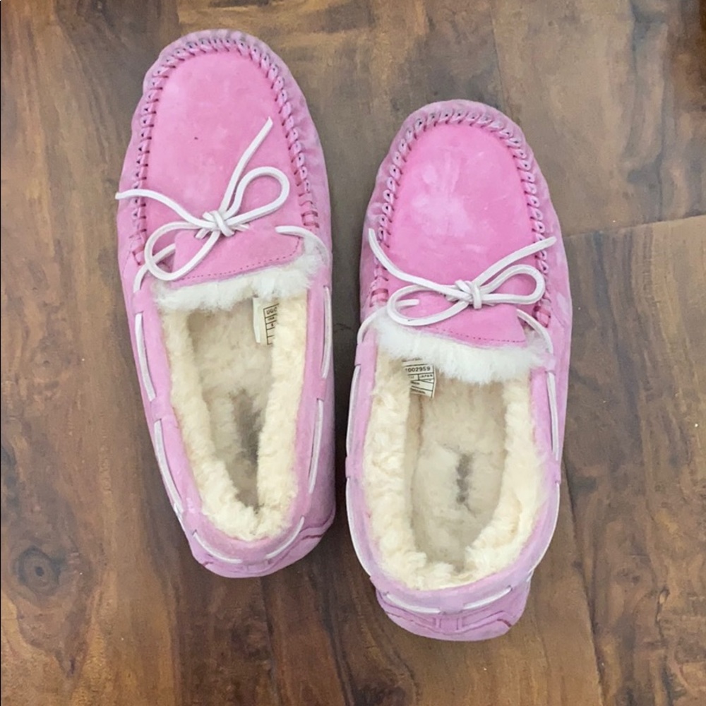 Ugg Pink Moccasin Slippers